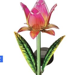 Solar Tulip Garden Stake