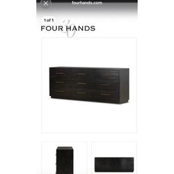 New Four Hands Suki 88” 9-Drawer Dresser – $2,599 Retail – Delivery Availablee