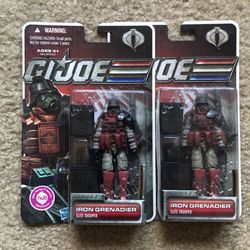 GI JOE 30th Anniversary 2011 IRON GRENADIER Action Figure MOC - GiJoe