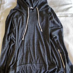 Thin Gray Sweatshirt/Cover Up