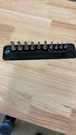 Snap On Hex Socket Set  2-10