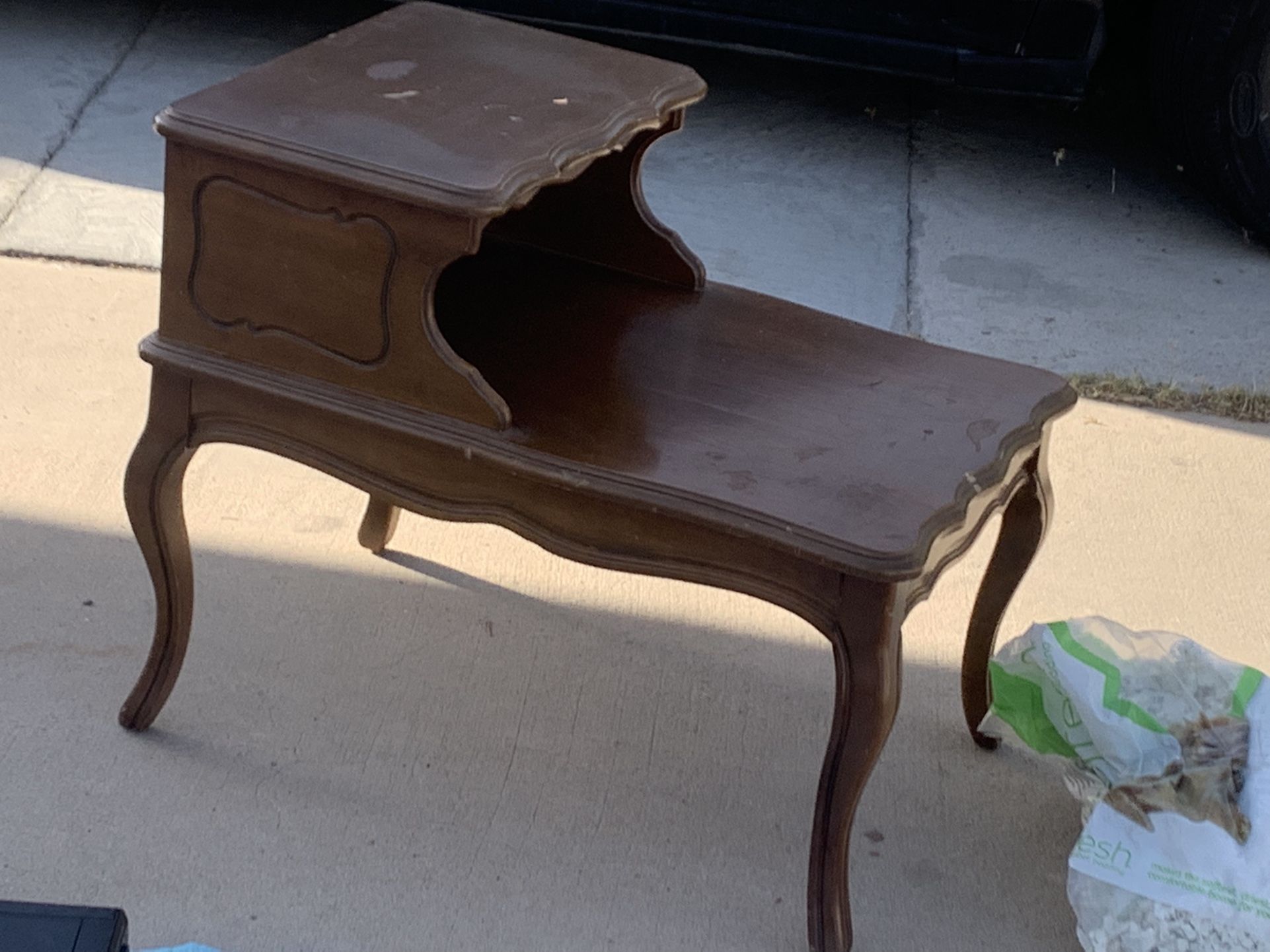 Small Antique Wood Table