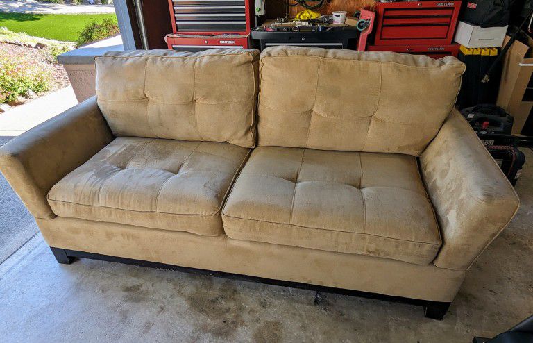 7ft Tan Couch