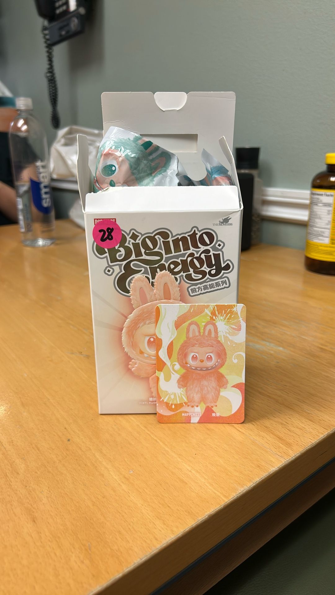 Unopened Bag, Big Into Energy Happiness Labubu Authentic 