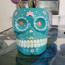 Sugar Skull Baby Blue 