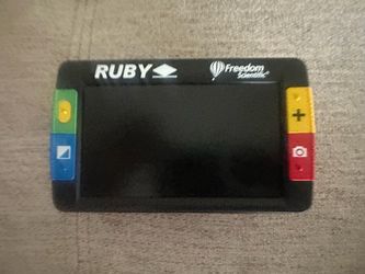 Freedom Scientific RUBY XL HD Handheld 5'' Video Magnifier w/Case