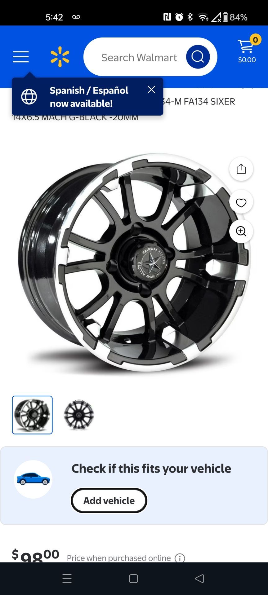 For all aluminum ATV UTV and golf carts four lug 12x6s couple of the tires are good $250