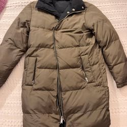 AllSaints Novern Reversible Ramskull Puffer Jacket