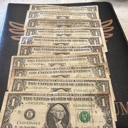 10 Very Fancy Numbering 95% I Sell Or Exchange Them, Offers Are Accepted ((I’m New To The Collection Of Banknotes And Coins