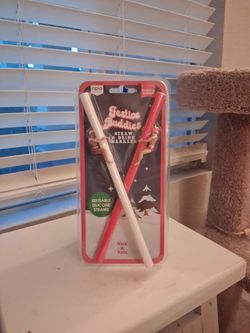 NPW Festive Buddies Reusable Silicone Straws