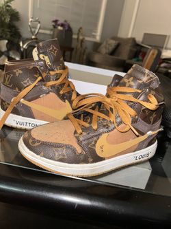 Custom LV Nikes 