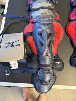 2021 Navy and Red Adult Mizuno Samurai Catcher’s gear