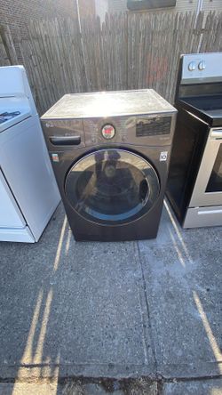 Dryer L G 220 Volt Black Stainless 