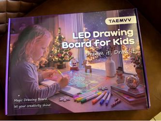 LED drawing board for kids new in the box