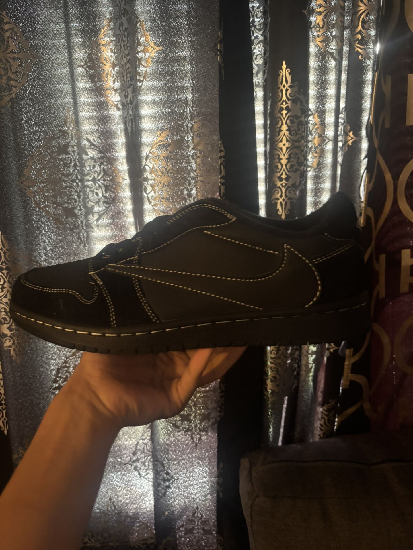 Air Jordan 1 Retro Low Black Phantom