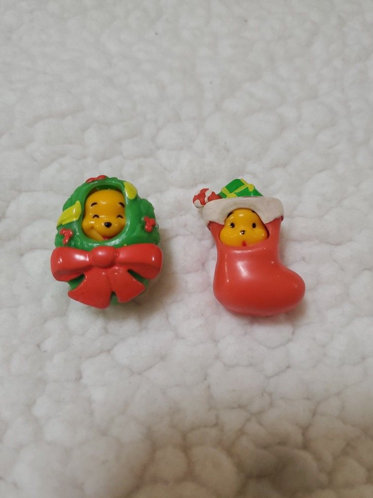Disney Winnie The Pooh Peek A Poo Figurines 