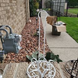 Distressed Metal Paper Towel Holder