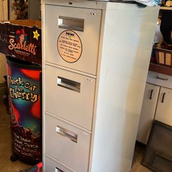 Three File Cabinets