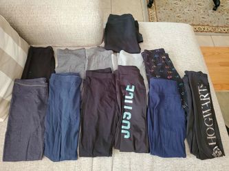 11 pc leggins + 1 pants size L 10/12 kids