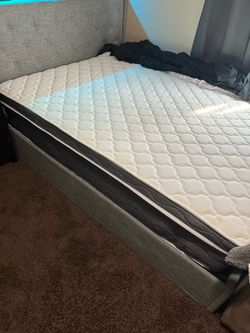 Mattress and box spring, $100
