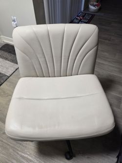 Leather desk chair