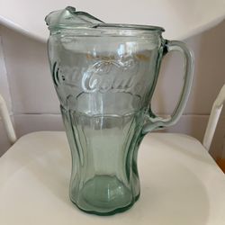 Vintage Coca-cola Glass Pitcher