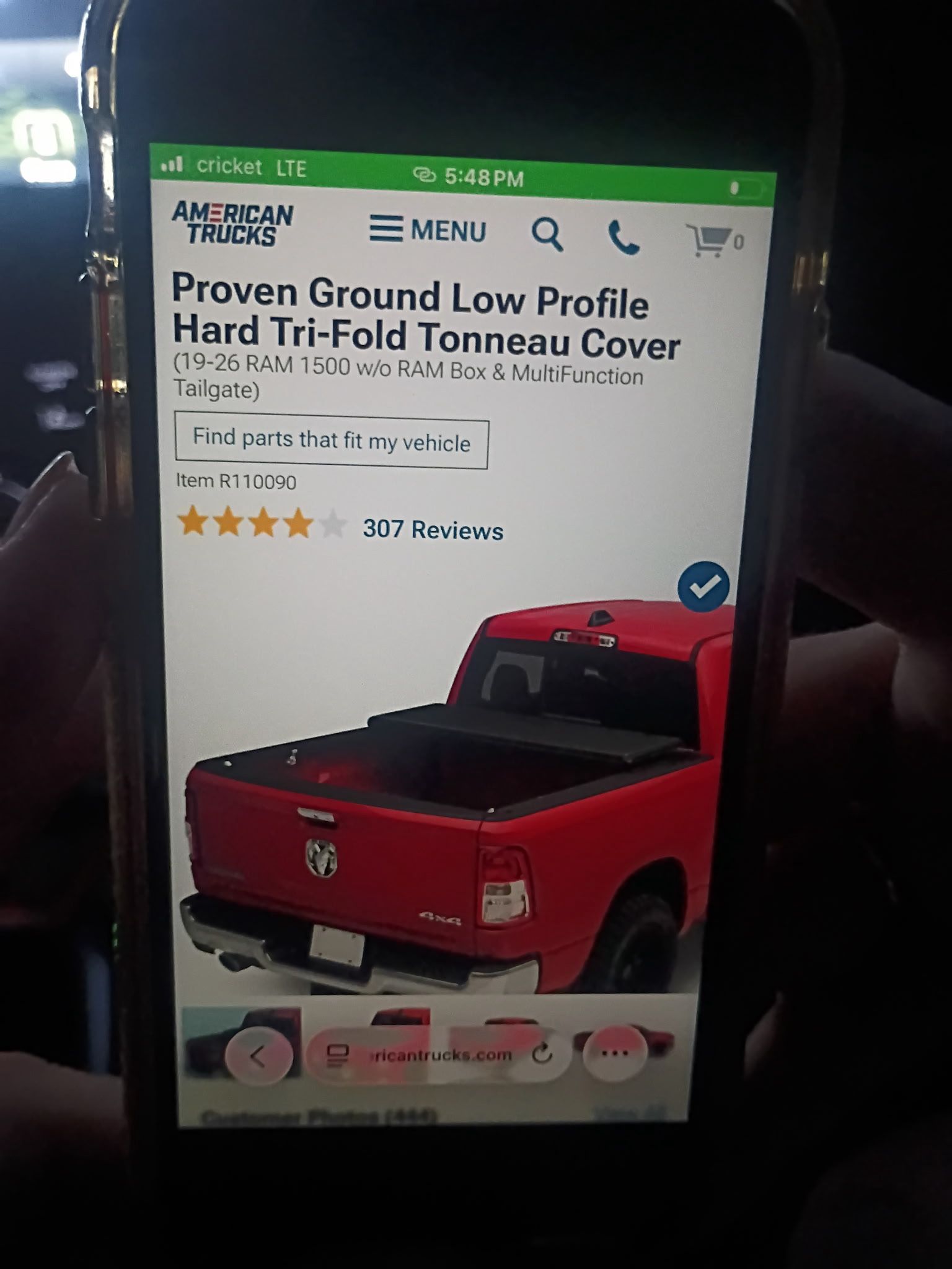 Tri Fold Hard Bed Cover