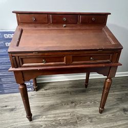 36” Wide Fold Down Desk - Solid Wood