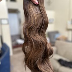 Gorgeous New Blended And Human Clip In Hair Extensions 