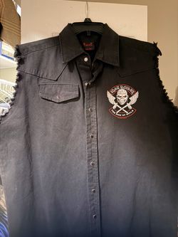 Iron Maiden sleeveless concert jacket XL