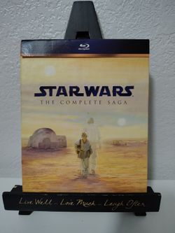 Star Wars: The Complete Saga Blu-Ray Disc - 2015 - 9-Disc Set - First Six Movies