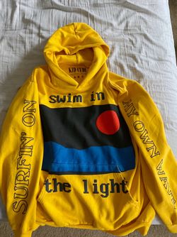 Kid cudi swim in the light Coachella Yellow hoodie for Sale in