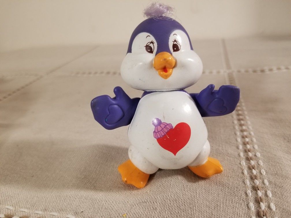 Vintage Care Bear Cozy Heart Penguin