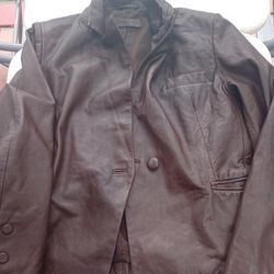Australian Leather Jacket Sz Medium Brave+True