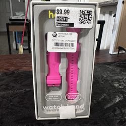 Pink Fitbit Charge 3 Watch Band