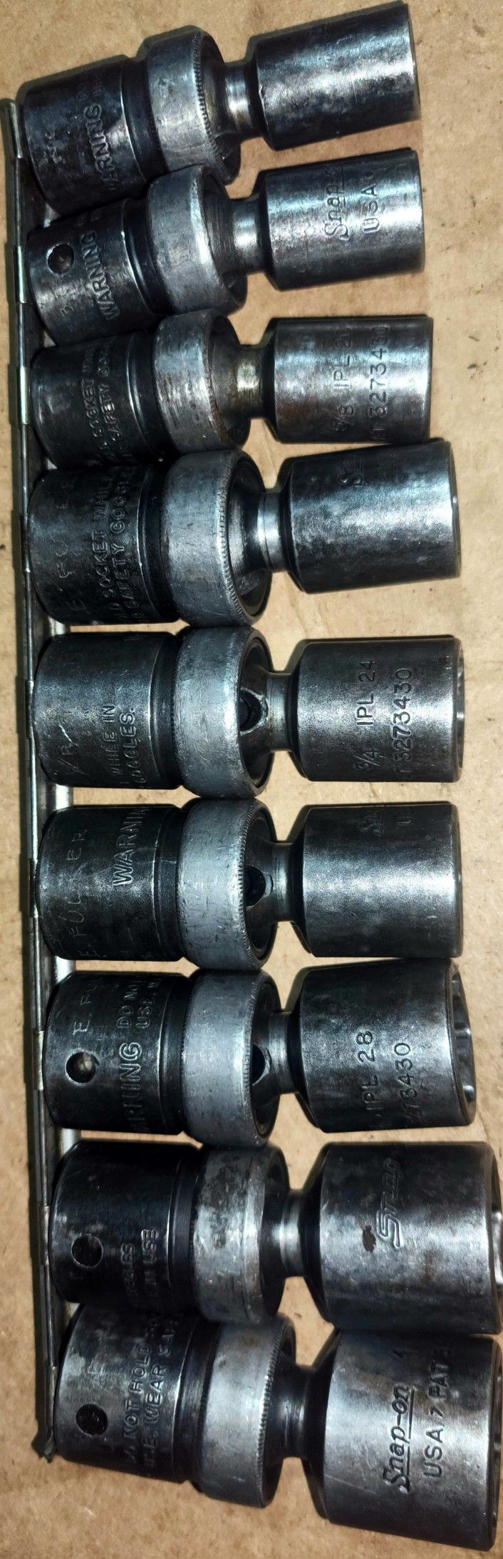 Snap On Wobble Socket Set 9pc - STANDARD