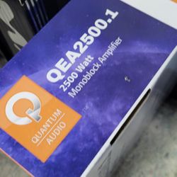 Quantum Audio 2500 Watts Mono Amplifier 