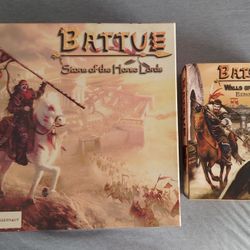 Battue Storm of the Horse Lords & Walls of Tarsos Expansion Board Game - Complete

Great condition