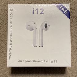 EAR BUDS TWA-TRUE-WIRELESS-STEREO i12