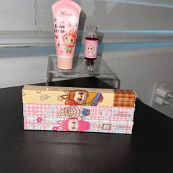 Labubu Perfume, Lip Tint And Hand Cream Bundle 