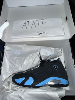 University Blue Jordan 14s