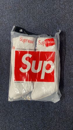 Supreme “White” sock (4 In A Pack)