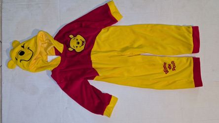 Winnie the Pooh Kids One-Piece Costume Pajamas 12-18 months
