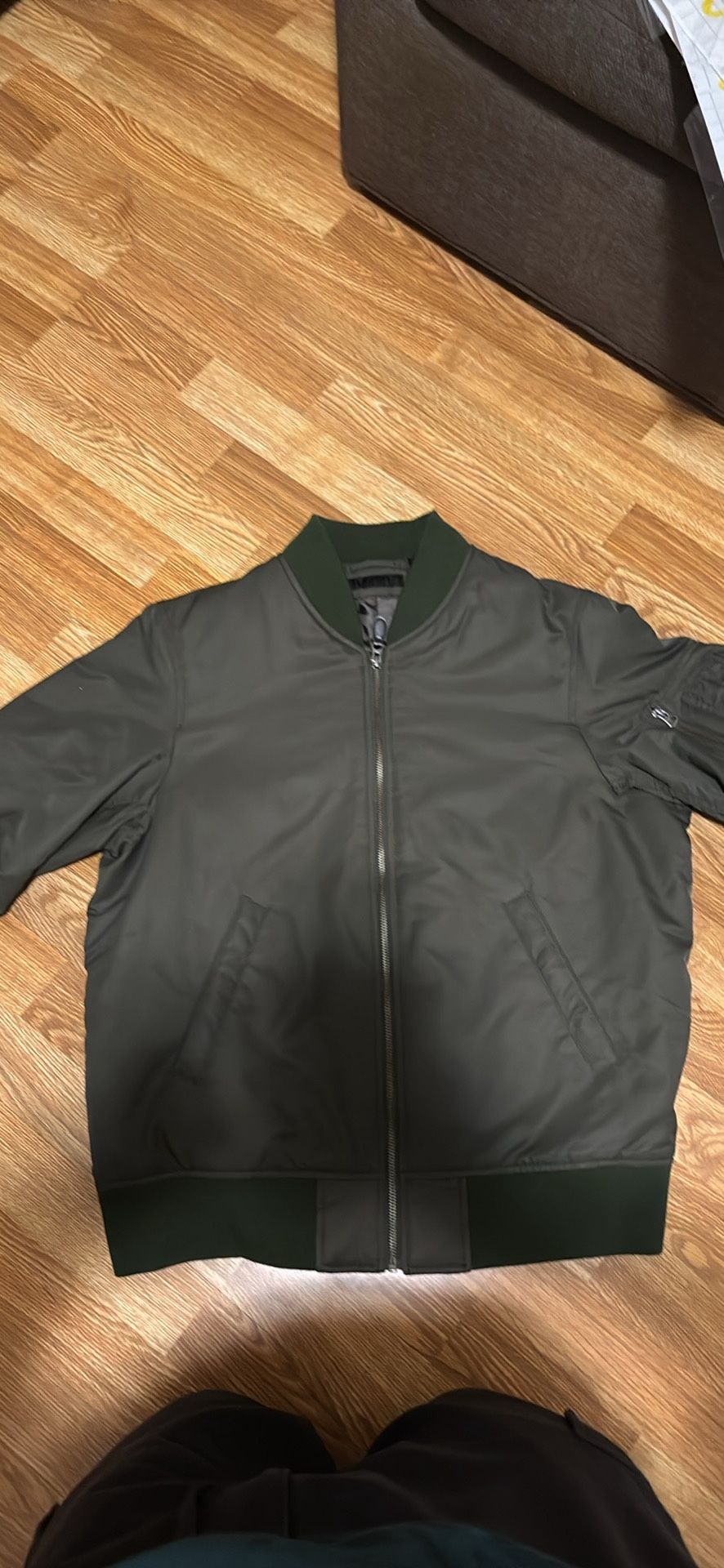 Uniqlo Green MA-1 Bomber Jacket