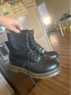 Dr. Martens 1460 Black Leather Boots 8