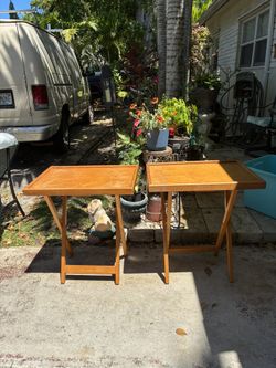 Wood Folding Table 