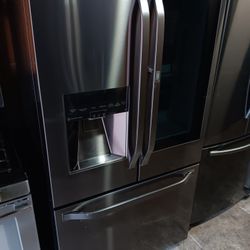 Lg Refrigerator Instaview Black Stainless Steel