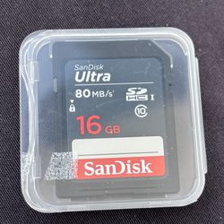 Memory card 16 GB. New. 