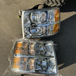 07-13 New Chevy Silverado Headlights 