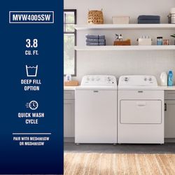 Brand New Maytag Washer & Gas Dryer Set – White – Display Model